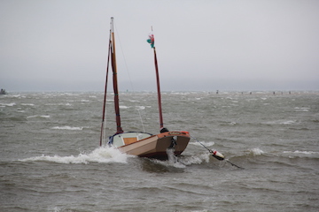 On the mooring after Hurricane